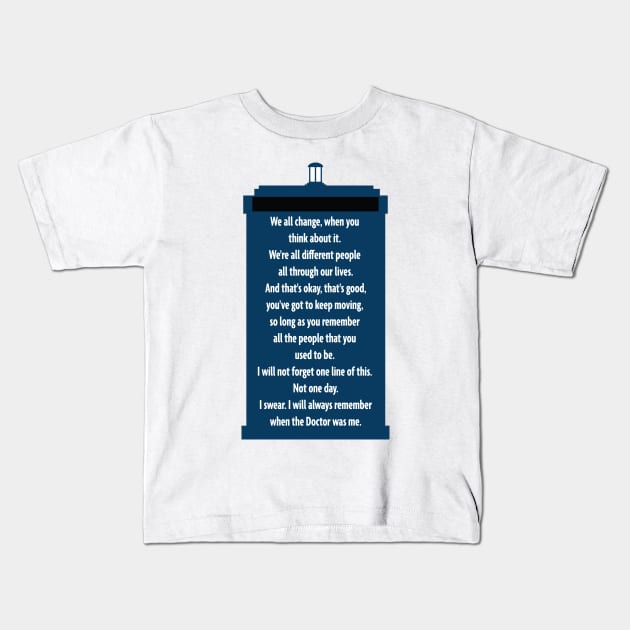 11's Last Words Kids T-Shirt by Renzoid